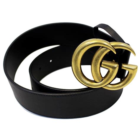 gucci belt leather belt with double g buckle style 400593|Gucci Double G belt black.